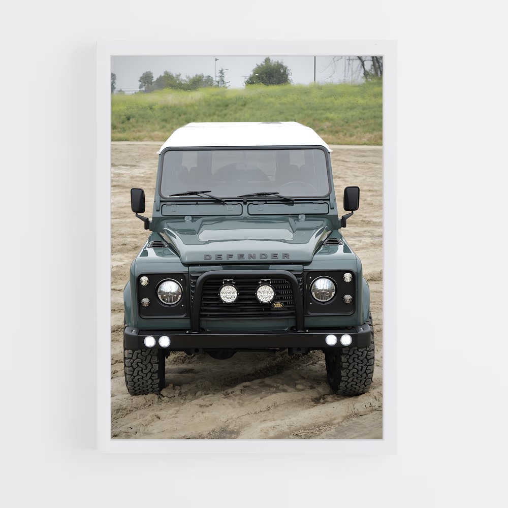 Poster Aventure Boueuse – affiche Land Rover (vue 3)